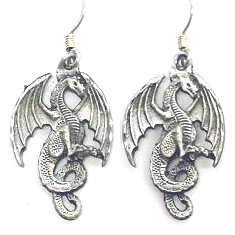 Dangle Earrings - Dragon
